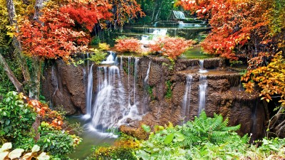 آبشار-جنگل-منظره-طبیعت